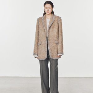 CHICJOC Timeless Premium Italian Mohair Wool Blazer size 36